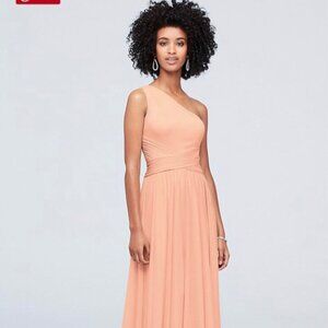 David’s Bridal Bellini One-Shoulder Dress